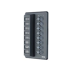 Панель выключателей Vetus 12/24 В, IP64 (арт. P8FA)
