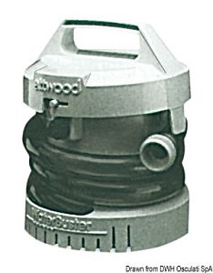 Портативная погружная трюмная помпа ATTWOOD 25 л/мин 5ч со шлангом 1,10 м