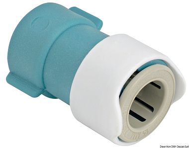 Переход WHALE с внутренней резьбы 3/8" BSP (пластик)