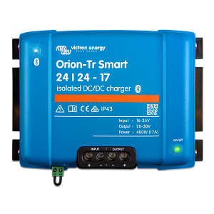 Преобразователь напряжения Victron Energy Orion-Tr Smart 24/24-17(400W) Isolated DC-DC charger (арт. ORI242440120 / 14.277.08)