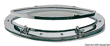 Иллюминатор в форме эллипса, 190x425 мм (арт. 19.695.01)