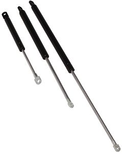 Газовая пружина 244мм 18кг из окрашенной стали с проушинами