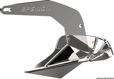 Якорь из нержавеющей стали Lewmar Epsilon 6 кг, калибр цепи 6-7 мм