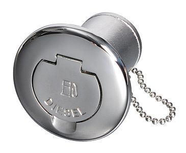 Горловина заливная для дизельного топлива под шланг Ø50мм Ø88мм с замком из нержавеющей стали (арт. 20.568.23)