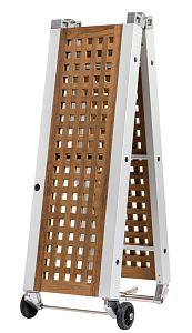 Трап-сходня складной из анодированного алюминия и тика 2100 х 360 мм 15 кг