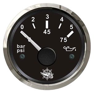 Указатель давления масла 0/5 бар, черный/глянцевый (арт. 27.321.10)