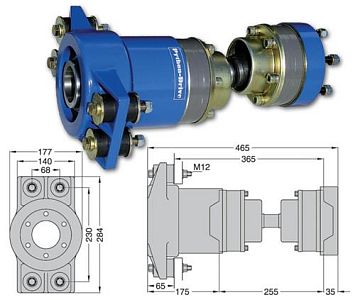 ШРУС Python Drive P200-Q комплект для вала 45/60мм (арт. P200-Q)