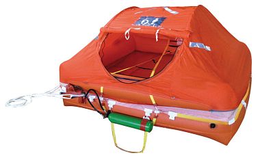 Спасательный плот в мягкой сумке Oceanlife + спасательная сумка на 8 человек 65 x 32 x 39 см