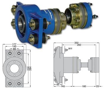 ШРУС Python Drive P140-T комплект для вала 40/55 мм (арт. P140-T)