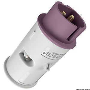 Mennekes 629A Вилка 2-полюсная с винтовым зажимом 16 А 12 - 24 B