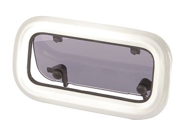 Иллюминатор алюминиевый Vetus класс AIII, 315x180 мм, с противомоскитной сеткой и рамкой (арт. PA3016)