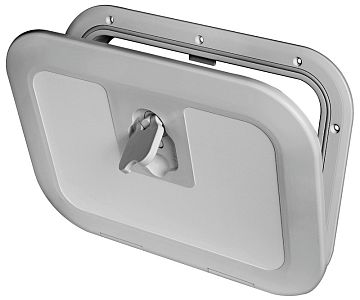 Люк инспекционный водонепроницаемый Flush CE 180° 380x280мм серый
