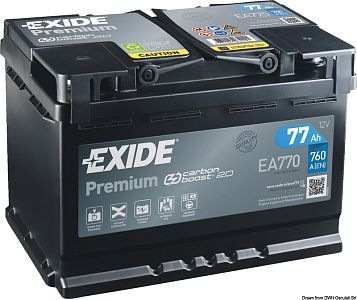 Пусковой аккумулятор Exide Premium 77 Ач (арт. 12.404.03)
