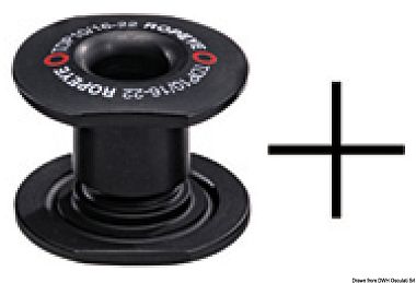 Проход через палубу Ropeye Double TDP14/22-30 Ø12мм 22-30мм из анодированного алюминия