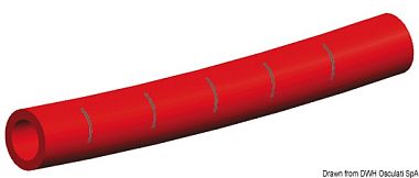 Шланг для горячей воды красный Whale 15 мм