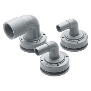 Соединительный патрубок Vetus к шлангу Ø 25мм, угловой 90°, для эластичных цистерн (арт. FT25B)