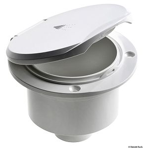 Ниша Classic Evo для душа и смесителя с круглой крышкой 95 мм задний выход для душа