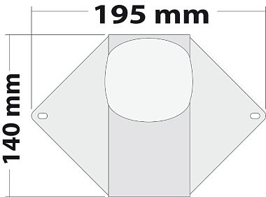 Топовый огонь с палубным фонарём 12/24В 4x1Вт белый корпус