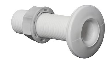 Резьбовой штуцер слива в море из белого пластика 1/2" (10 шт) (арт. 17.394.01)