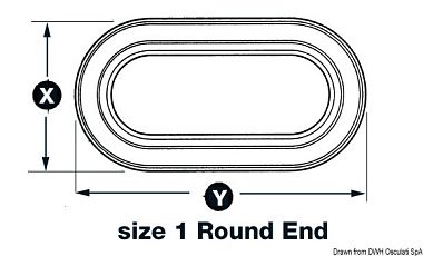 Lewmar AISI 316 иллюминатор 1RE (арт. 19.430.82)