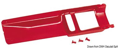 Гребок из красной пластмассы 500x140 мм (арт. 34.459.30)