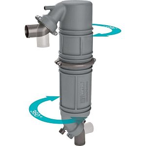 Глушитель/гусек пластиковый Vetus тип NLPG, 50мм (арт. NLPG50)