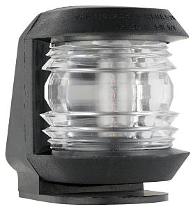 Utility Compact белый носовой палубный навигационный фонарь 225° 12 В 5 Вт в чёрном корпусе для судо