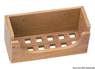 Полка ARC из тика для душевых принадлежностей 265 x 108 x 120 мм (арт. 71.328.20)