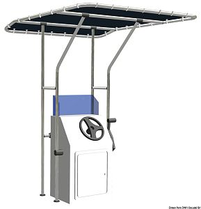 Козырек Т-образный алюминиевый 170 х 140 х 205 см