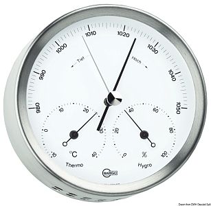 BARIGO барометр/гигрометр/термометр из нержавеющей стали, Ø 102 мм (арт. 28.080.01)
