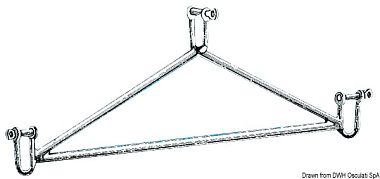 Люлька для поддержки трапов-сходней 500 мм