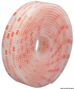 Самоклеящаяся застежка прозрачная 3M Dual Lock SJ-3550 25 мм 46 м (45,7 м.) (арт. 65.310.02)