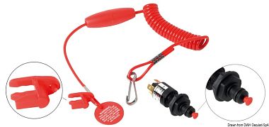 Стоп-выключатель в комплекте с чекой и поплавком (арт. 14.204.92)