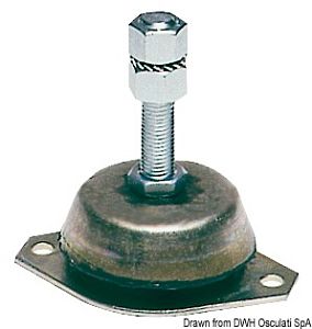 Антивибрационная опора из оцинкованной стали 200 кг (арт. 51.656.02)