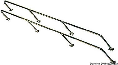 Перила из нержавеющей стали 175x22 см