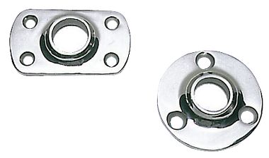 Круглое основание для релинга под сварку 90° 25 мм