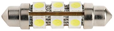 Лампочка светодиодная двухцокольная 12В 1.4Вт 8-светодиодов 2 шт