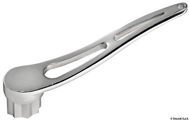 Ключ для открывания заливных горловин топлива/воды и рундуков из нержавеющей стали (арт. 20.714.01)