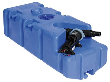 Бак для фекальных вод со встроенным измельчителем Whale Gulper Toilet 12 В 100 л