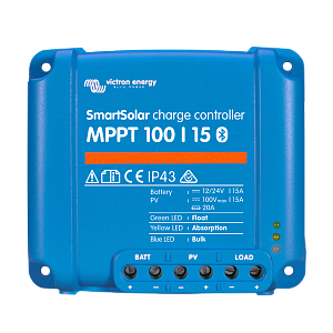 Солнечный контроллер заряда Victron Energy SmartSolar MPPT 100/15 (арт. SCC110015060R / 12.028.03)