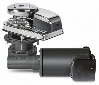 Якорная лебедка Quick DR4, 12В, 1500Вт, без барабана, для цепи 10мм 