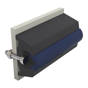 Брус виниловый Vetus V-quipment TRAP черный, 70x43мм, без вставки, бухта 20м (арт. TRAP7043)