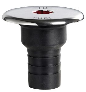 Заливная горловина Clever для бензина под шланг Ø38мм 80мм из полимера и нержавеющей стали (арт. 20.463.04)