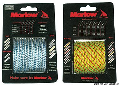 Трос Marlow Excel D12 с сердечником из Dyneema SK75 17 м диаметр 3 мм