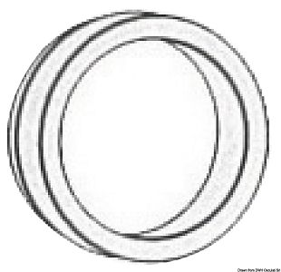 Обжимное кольцо из нержавеющей стали 15 мм для систем водопроводных фитингов Hydrofix до 70°C