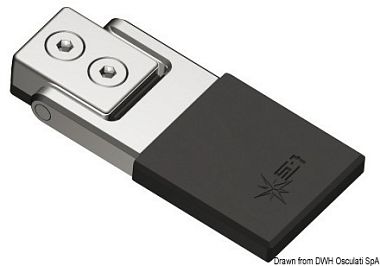 Ограничитель открывания раздвижных дверей 33x72 мм (арт. 38.156.20)