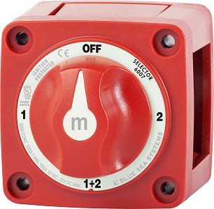 Переключатель батареи m-Series (0, 1, 2, 1+2) (арт. 6007)