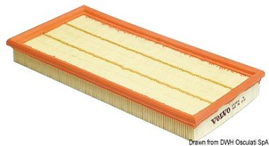 Панельный воздушный фильтр для моторов VOLVO 876185 (арт. 17.498.03)