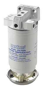 Фильтр-сепаратор топливный Vetus CE/ABYC одиночный, 10 микрон, макс. 620 л/час (арт. 340VTEB)