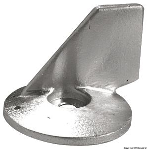 Цинковый триммер Johnson/Evinrude/OMC/Suzuki 5031536/55125-87E01 для 4-хтактных моторов 40-70 л.с. Ø61 мм 70x50 мм (арт. 43.272.86 / 55125-87E01)